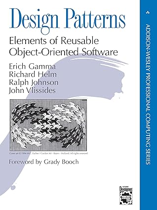 Couverture du livre Design Patterns de Erich Gamma, Richard Helm, Ralph Johnson et John Vlissides