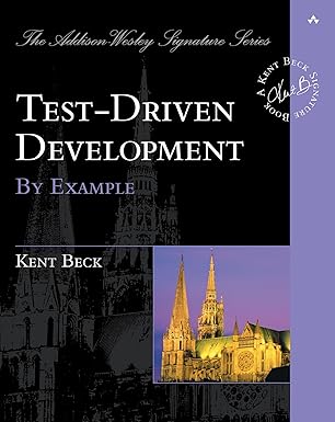 Couverture du livre Test-Driven Development by Example de Kent Beck